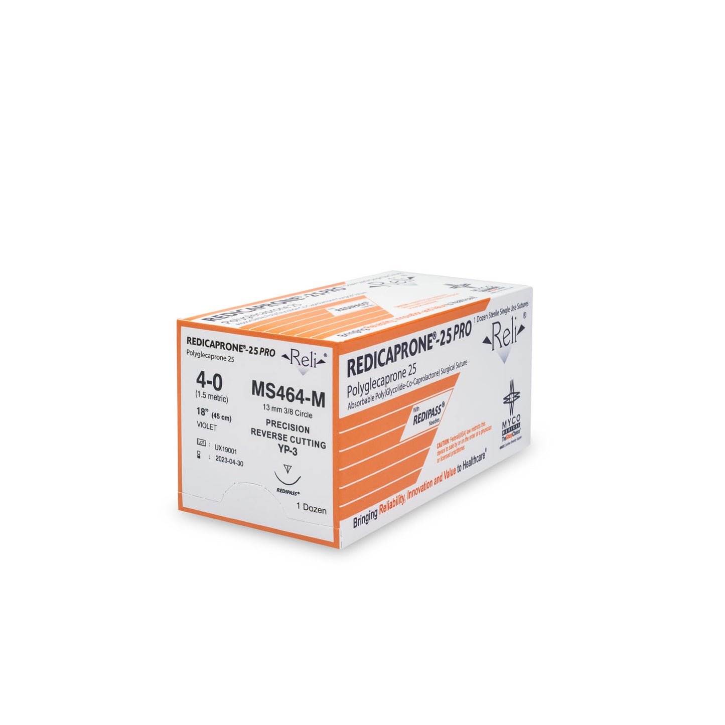MYCO RELI PRO SUTURE, 12 per box