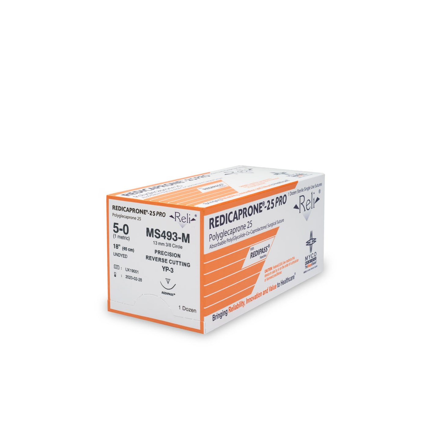 MYCO RELI PRO SUTURE, 12 per box