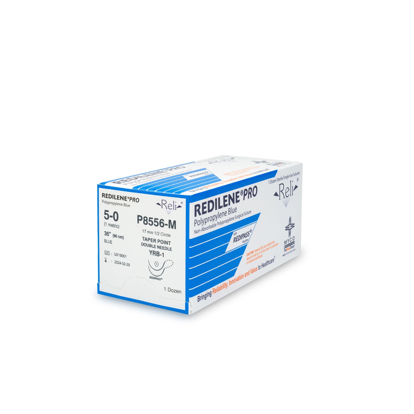 MYCO RELI PRO SUTURE, 12 per box