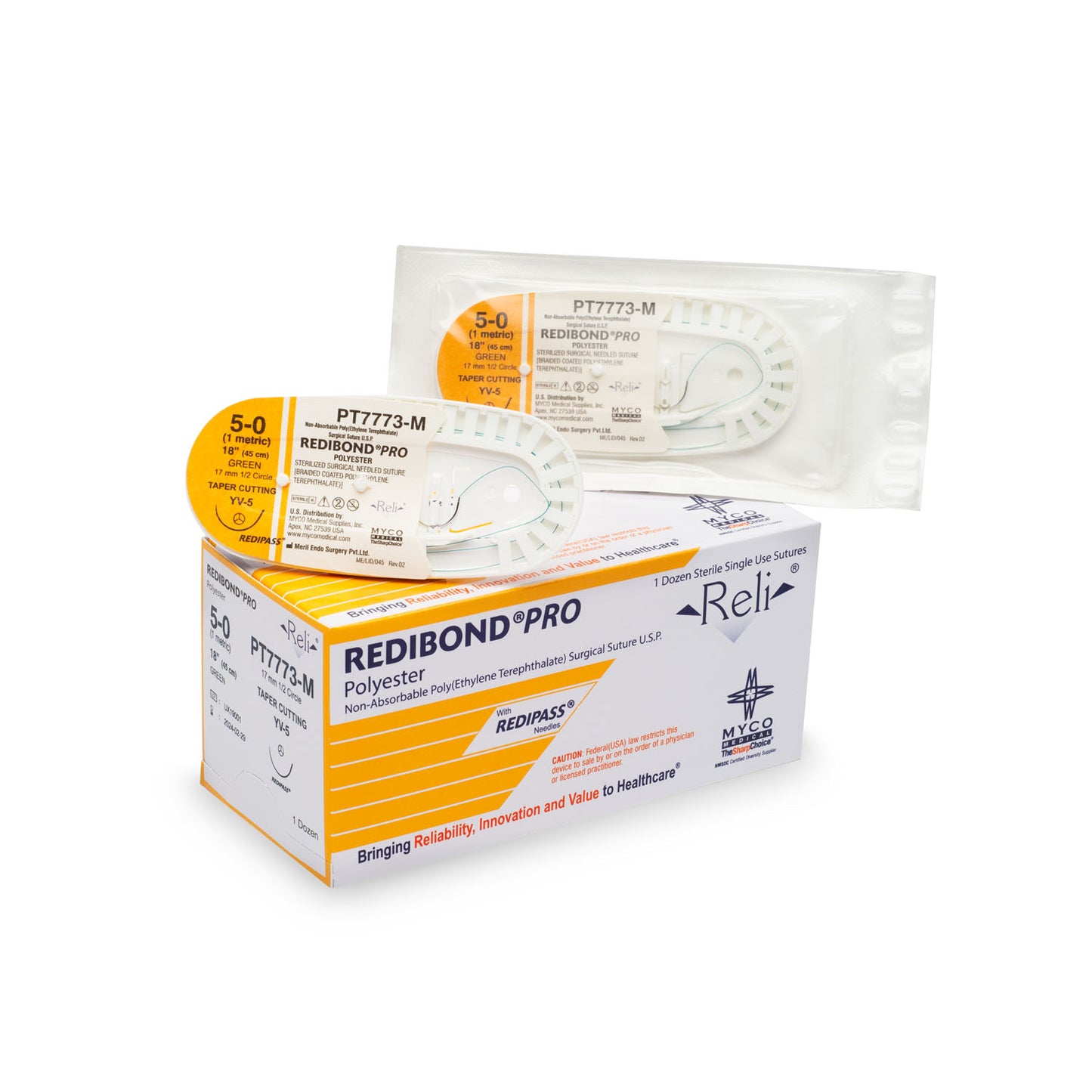 MYCO RELI PRO SUTURE, 12 per box