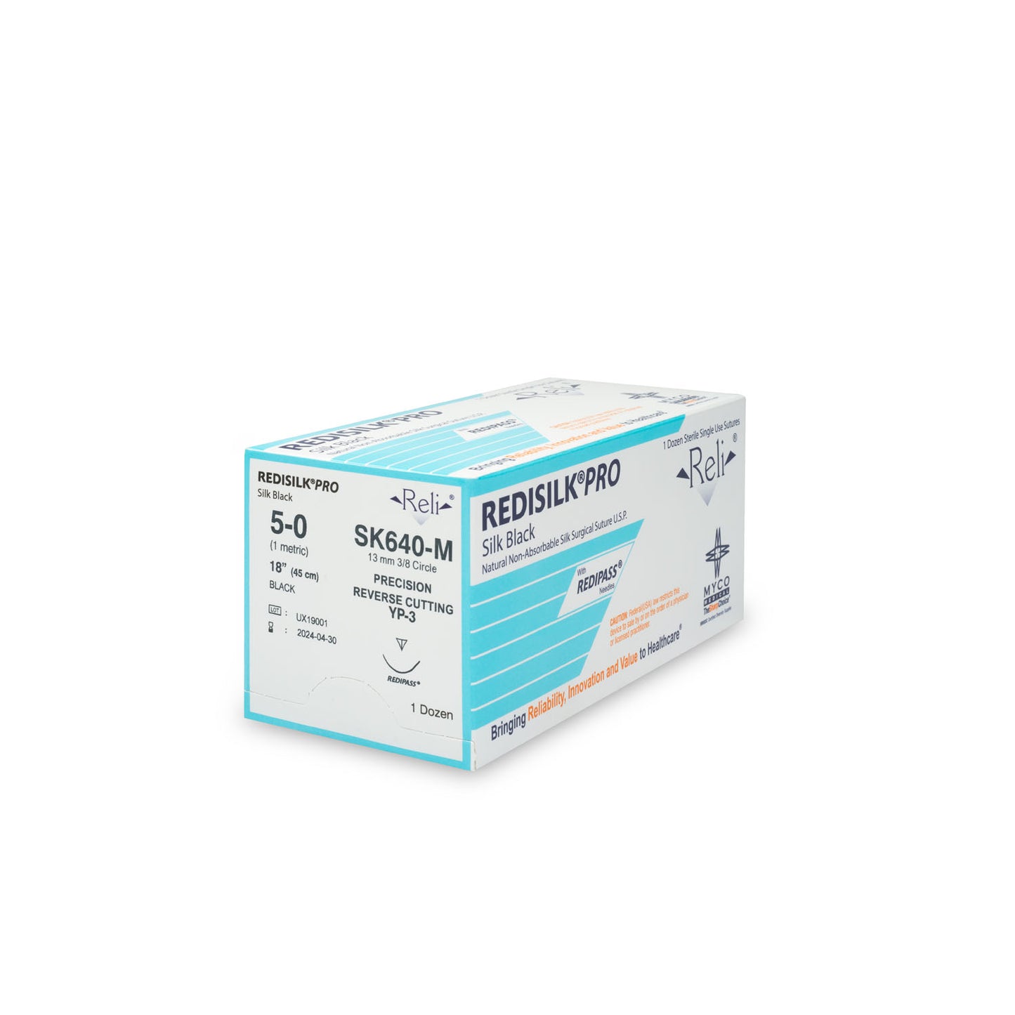 MYCO RELI PRO SUTURE, 12 per box