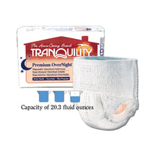 PRINCIPLE BUSINESS TRANQUILITY PREMIUM OVERNIGHT DISPOSABLE ABSORBENT UNDERWEAR, 22 per pack, 4 packs per case