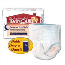 PRINCIPLE BUSINESS TRANQUILITY PREMIUM OVERNIGHT DISPOSABLE ABSORBENT UNDERWEAR, 18 per pack, 4 packs per case