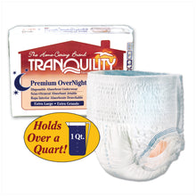 PRINCIPLE BUSINESS TRANQUILITY PREMIUM OVERNIGHT DISPOSABLE ABSORBENT UNDERWEAR, 14 per pack, 4 packs per case