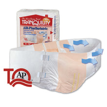PRINCIPLE BUSINESS TRANQUILITY AIR-PLUS BARIATRIC BRIEF, 8 per pack, 4 packs per case