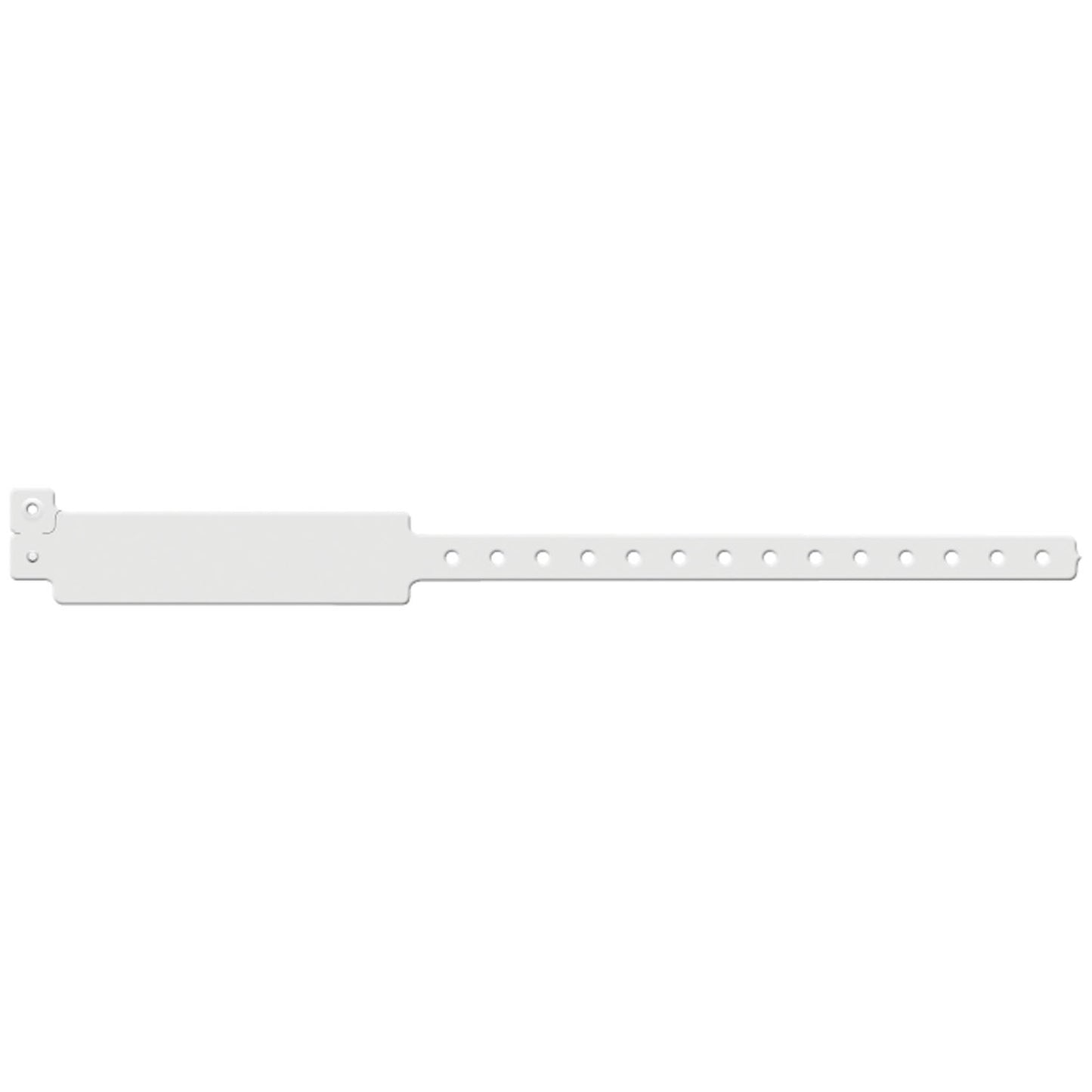 MEDICAL ID SOLUTIONS 12" VINYL WRISTBAND - WRITE-ON, 500 per box