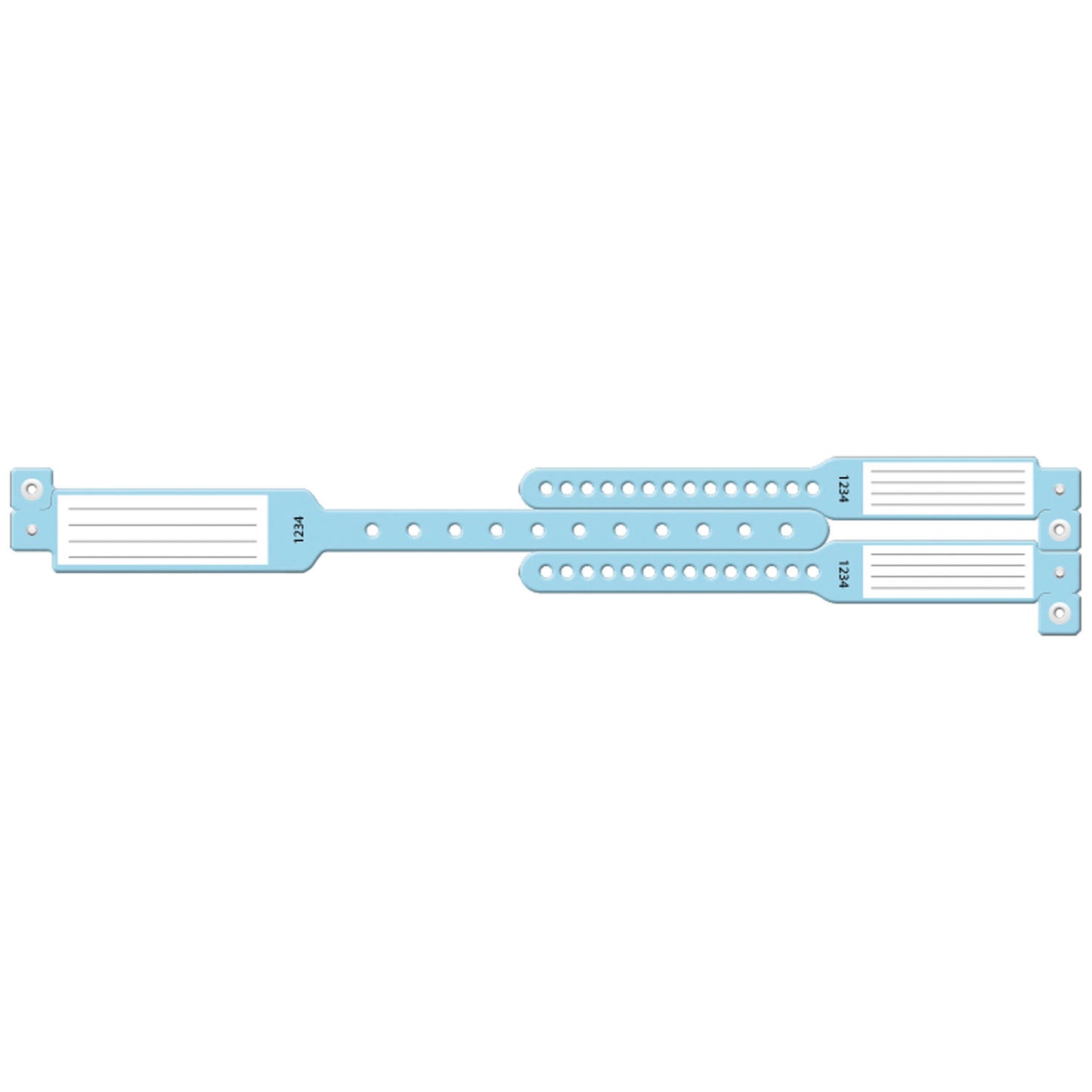 MEDICAL ID SOLUTIONS MOTHER-BABY WRISTBAND SETS, 100 per box