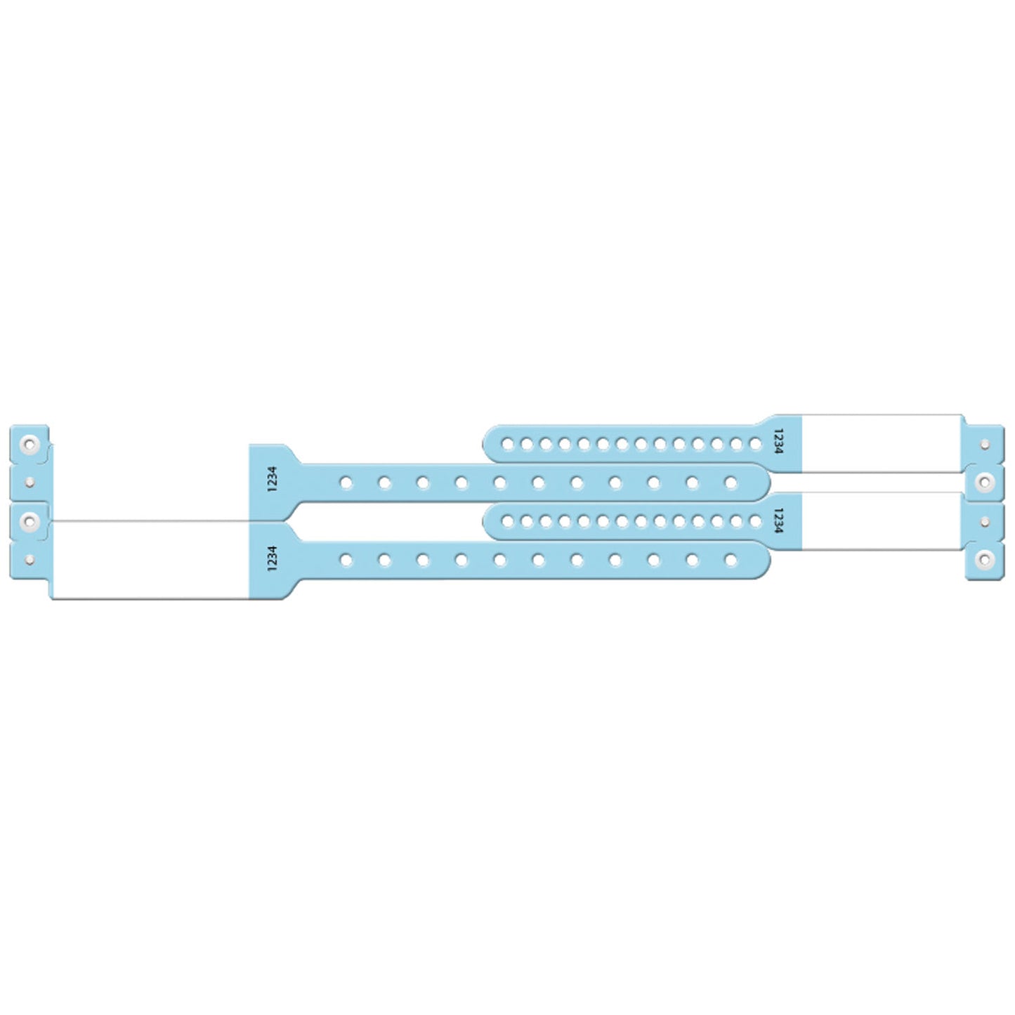 MEDICAL ID SOLUTIONS MOTHER-BABY WRISTBAND SETS, 100 per box