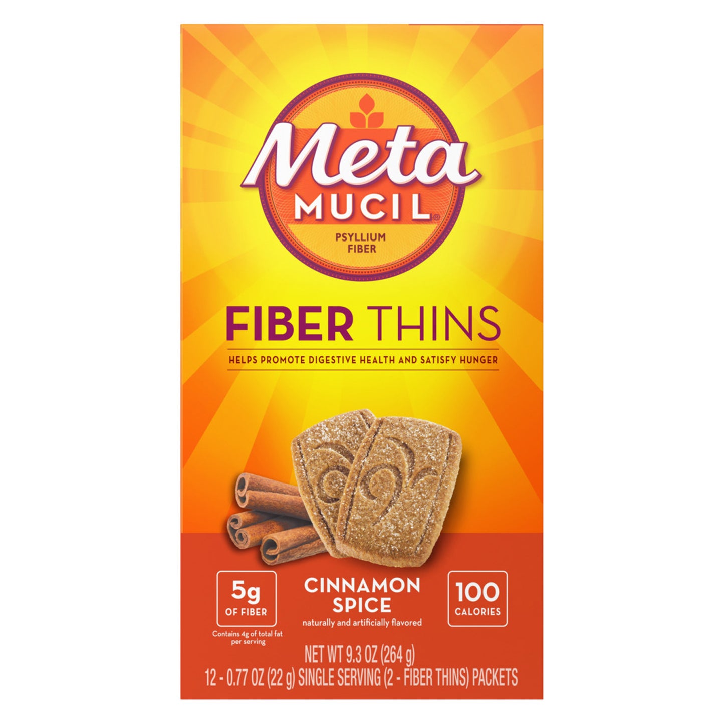 P&G DISTRIBUTING METAMUCIL PSYLLIUM FIBER, 12 per case