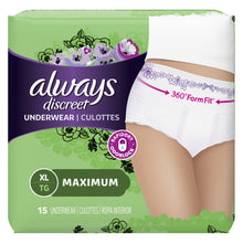 P&G DISTRIBUTING ALWAYS DISCREET, 15 per pack, 3 packs per case