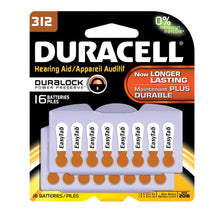 DURACELL HEARING AID BATTERY, 6 packs per box