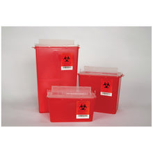 PLASTI HORIZONTAL ENTRY SHARPS CONTAINERS, 20 per case