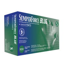 HARPS USA SEMPERFORCE NITRILE EXAM POWDER FREE TEXTURED GLOVE, 100 per box, 10 boxes per case