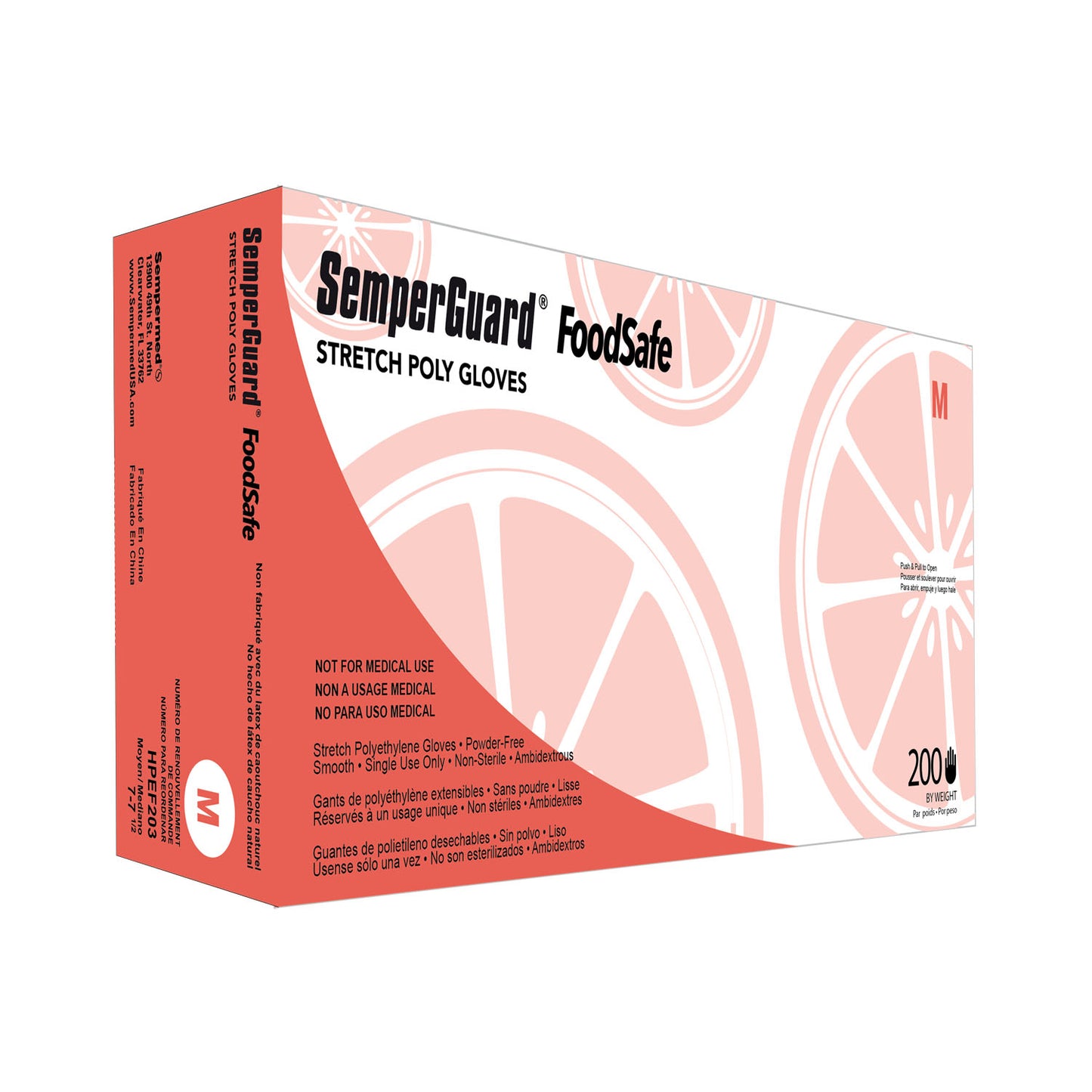 HARPS USA SEMPERGUARD® FOODSAFE STRETCH POLY GLOVES