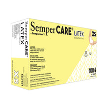 HARPS USA SEMPERCARE LATEX EXAM GLOVES - POWDER-FREE, 100 per box, 10 boxes per case