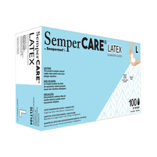 HARPS USA SEMPERCARE LATEX EXAM GLOVES - POWDER-FREE, 100 per box, 10 boxes per case