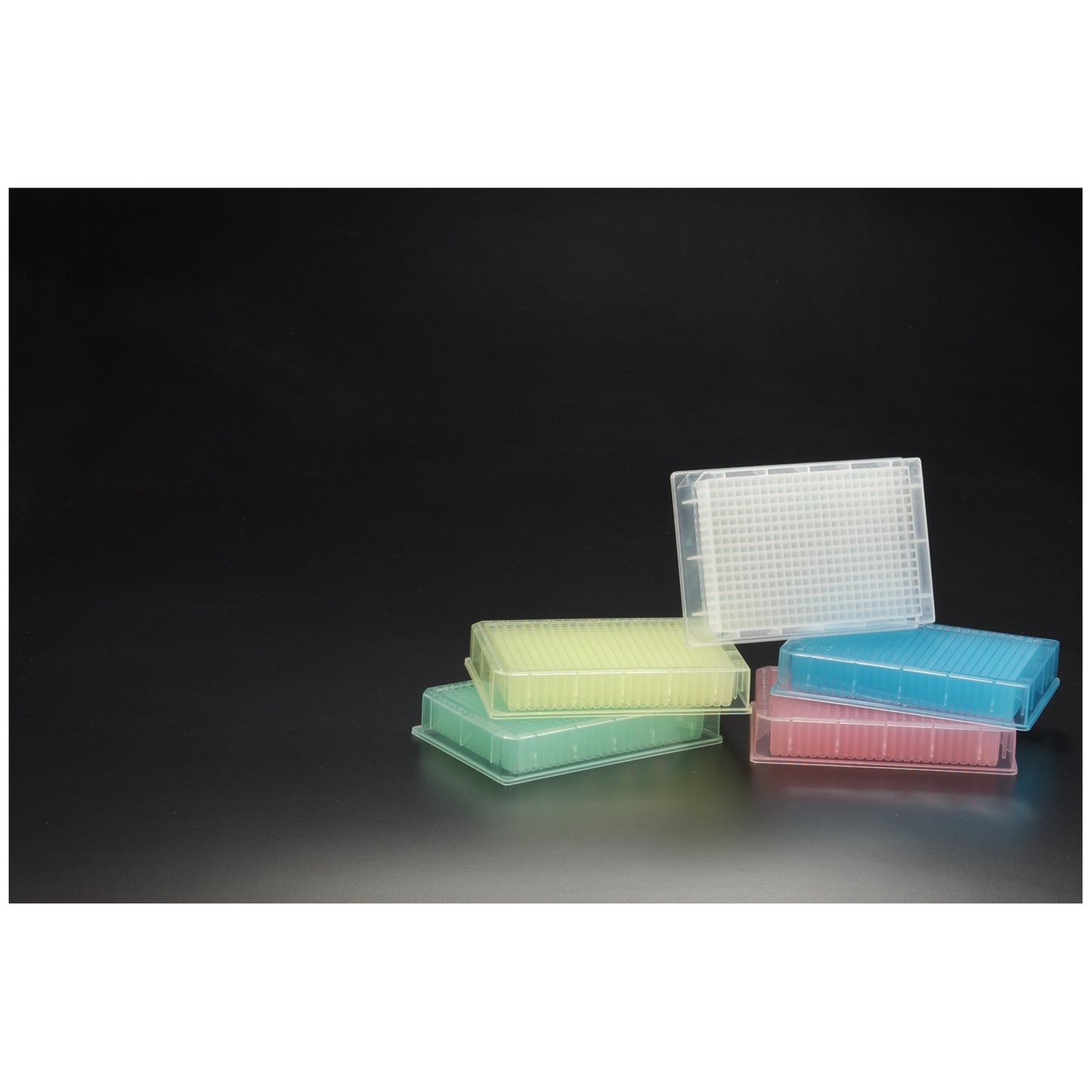SIMPORT BIOBLOCK 384 SQUARE DEEP WELL PLATES, 4 per pack, 6 packs per case