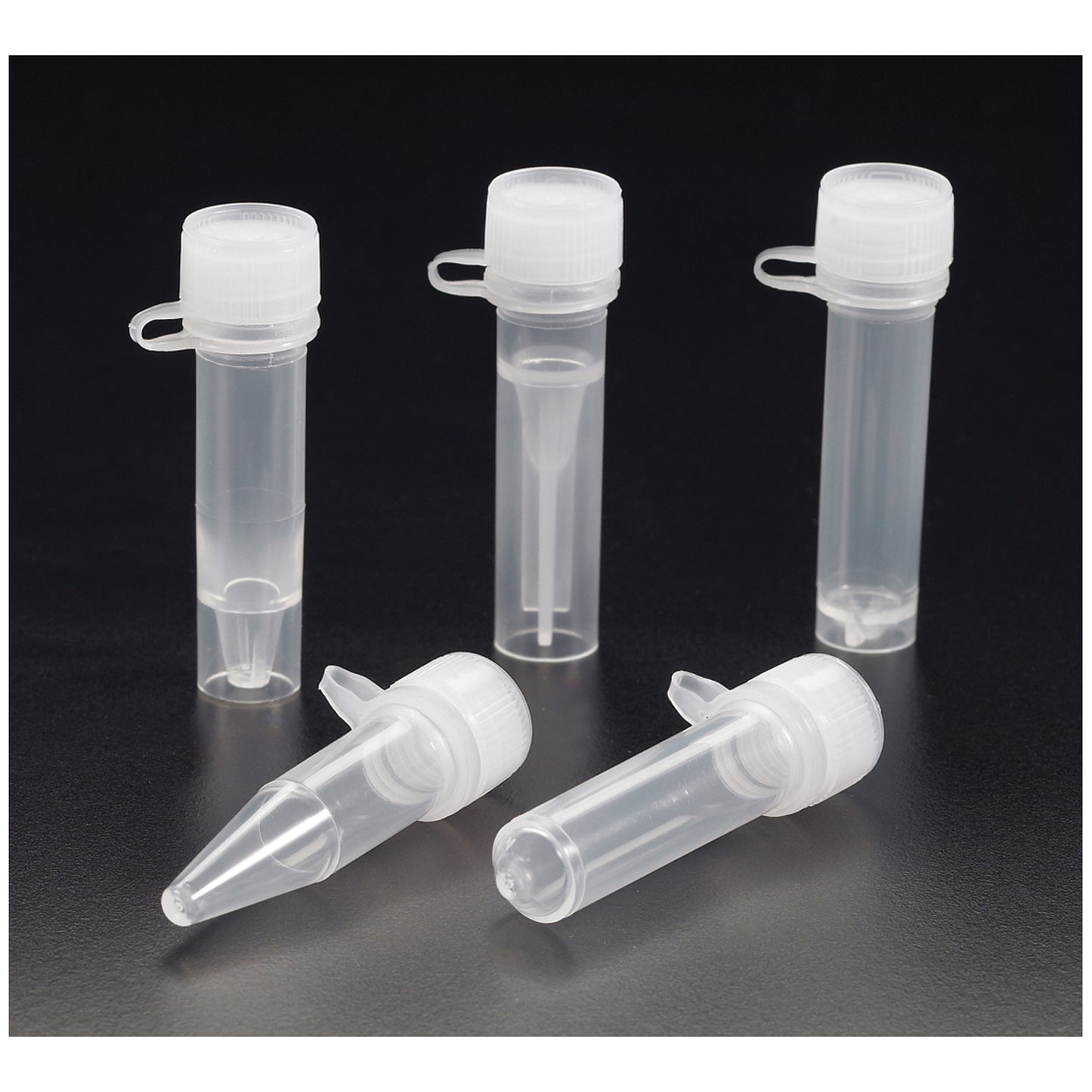 SIMPORT MICREWTUBE TUBES WITH LIP SEAL SCREW CAP & ATTACHMENT LOOP, 50 per pack, 10 packs per case