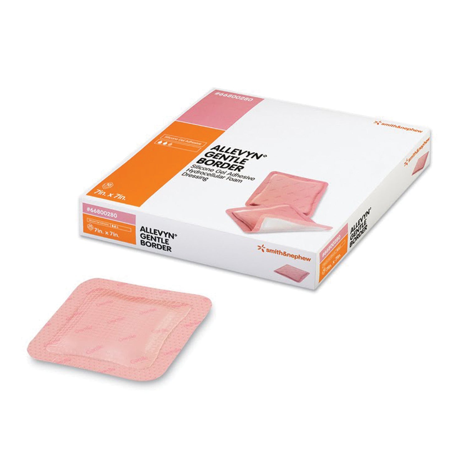 SMITH & NEPHEW ALLEVYN GENTLE BORDER GEL DRESSING, 10 per box, 4 boxes per case