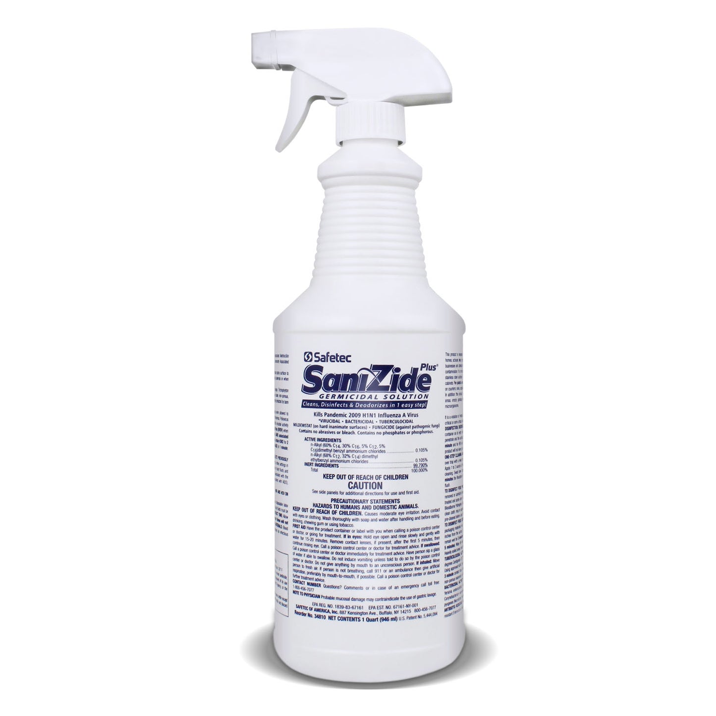 SAFETEC SANIZIDE PLUS SURFACE DISINFECTANT SPRAY