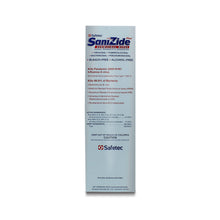 SAFETEC SANIZIDE PLUS GERMICIDAL WIPES, 50 per box, 6 boxes per case
