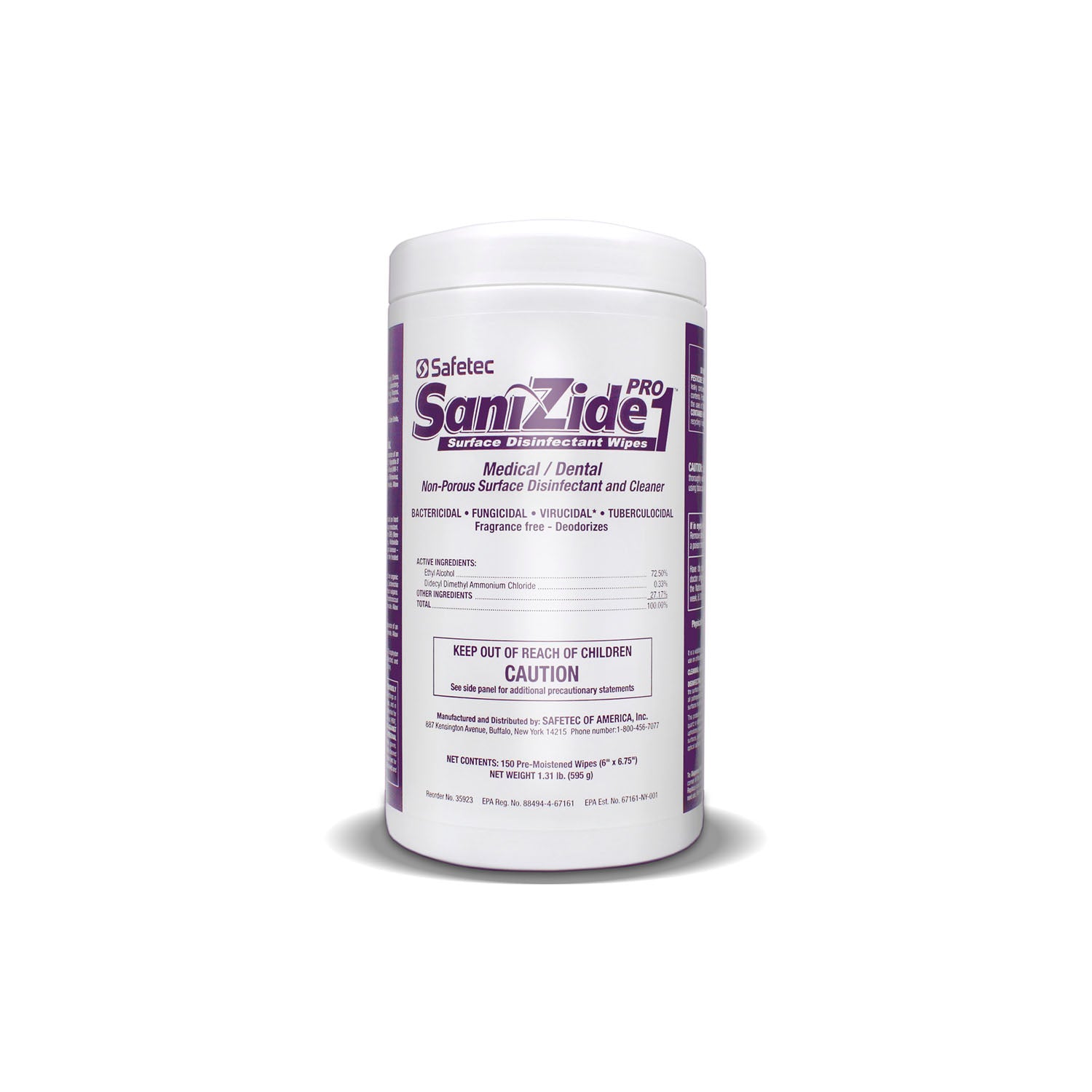 SAFETEC SANIZIDE PRO 1® SURFACE DISINFECTANT