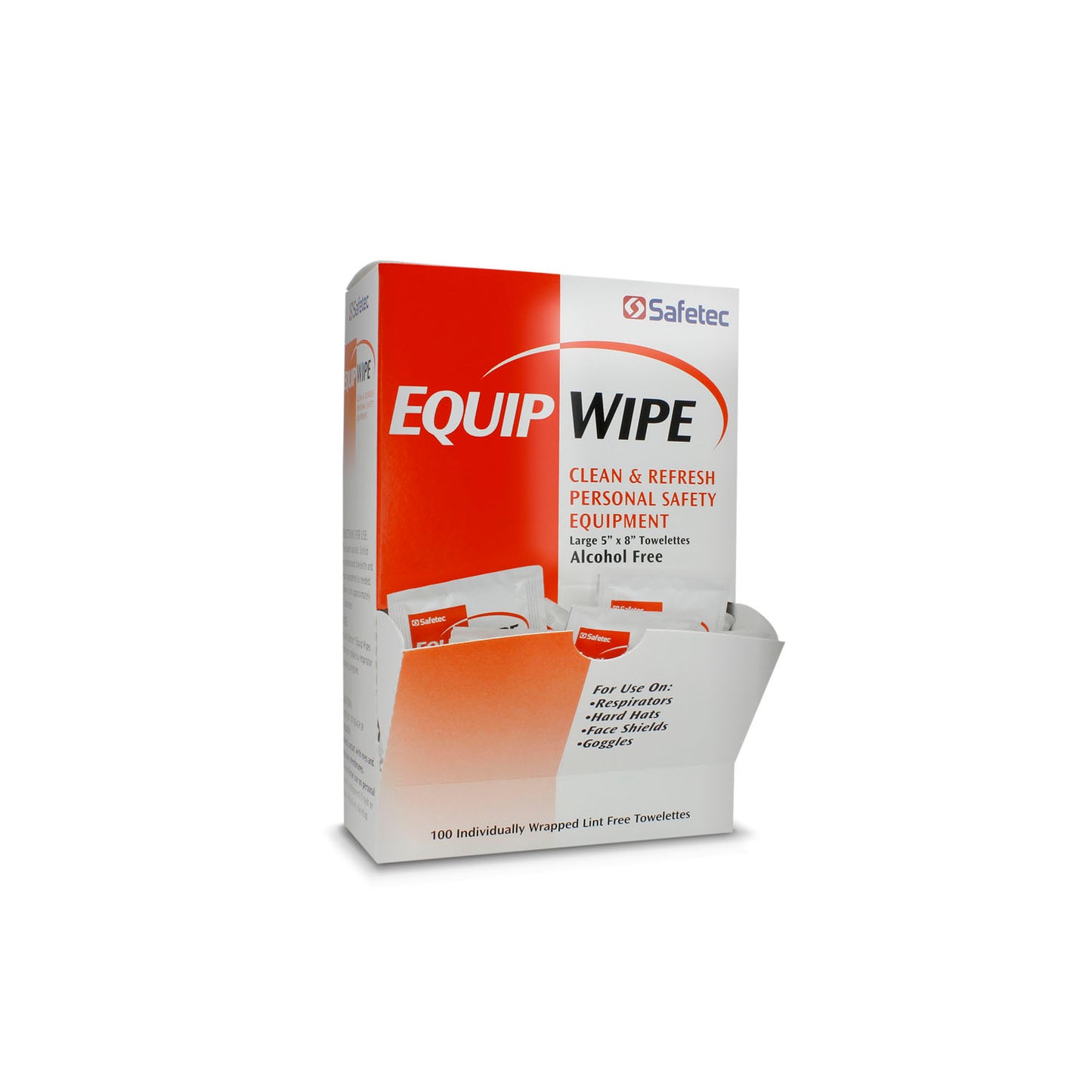 SAFETEC EQUIP WIPE, 100 per box, 10 boxes per case
