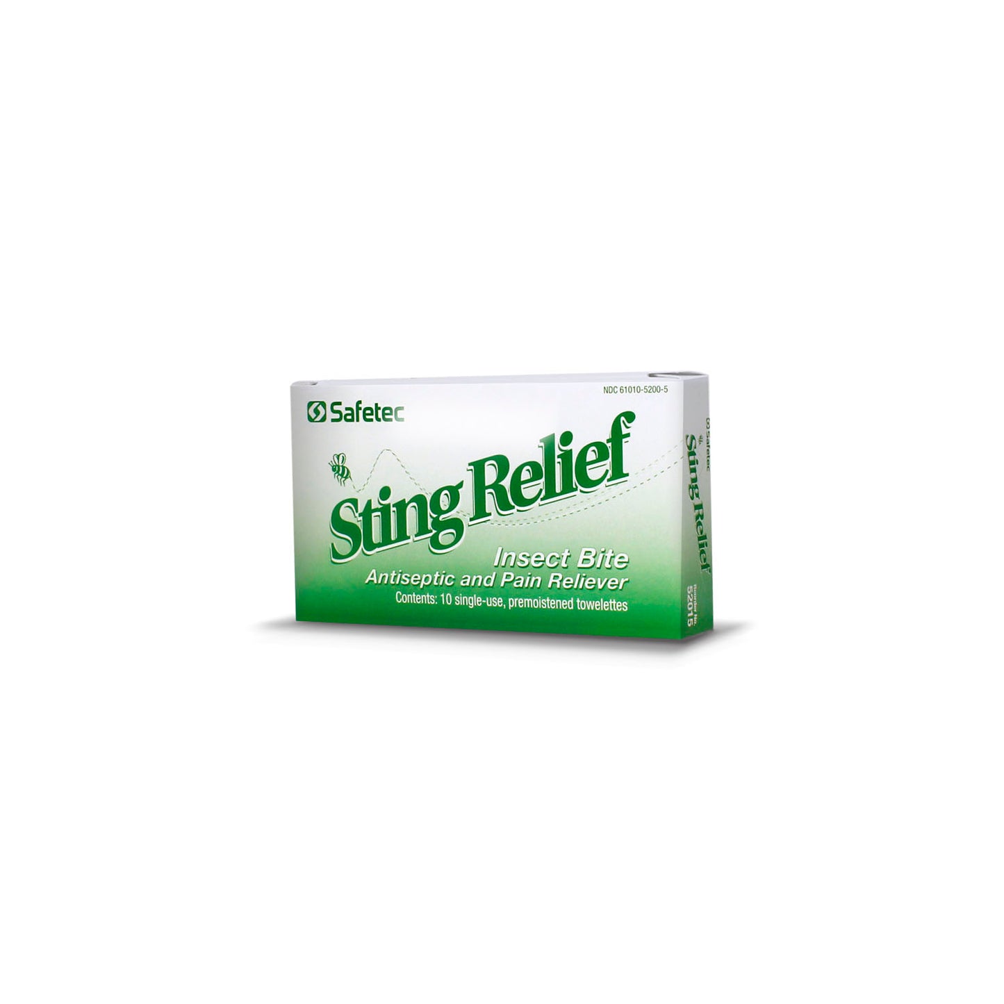 SAFETEC STING RELIEF, 10 per box, 100 boxes per case
