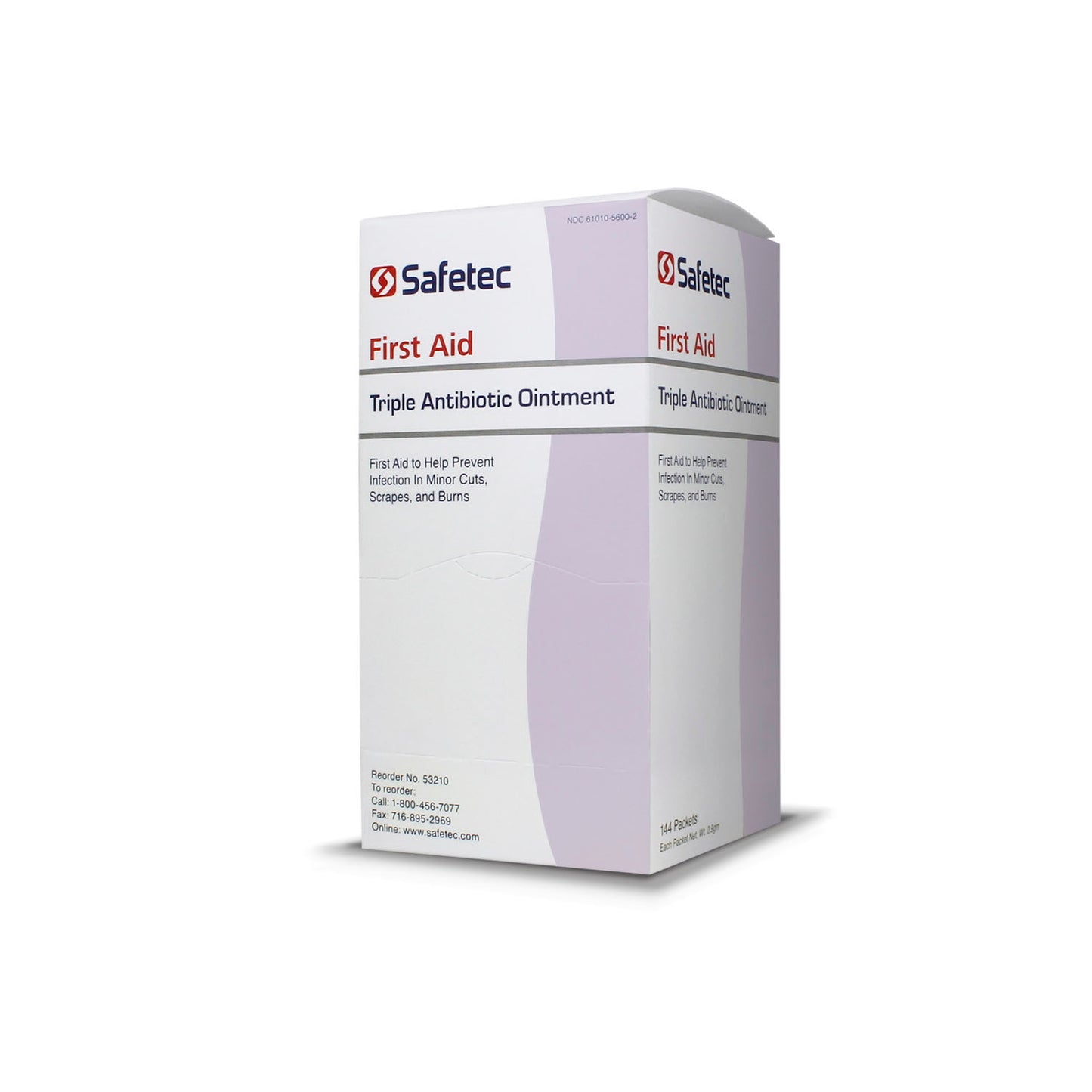 SAFETEC TRIPLE ANTIBIOTIC OINTMENTS, 144 per box, 12 boxes per case