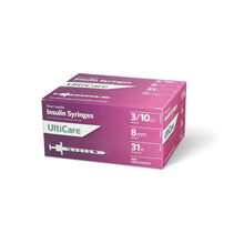 ULTIMED ULTICARE INSULIN SYRINGES, 100 per box