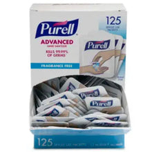 GOJO PUREL ADVANCED INSTANT HAND SANITIZER 125 ct, 12/Case